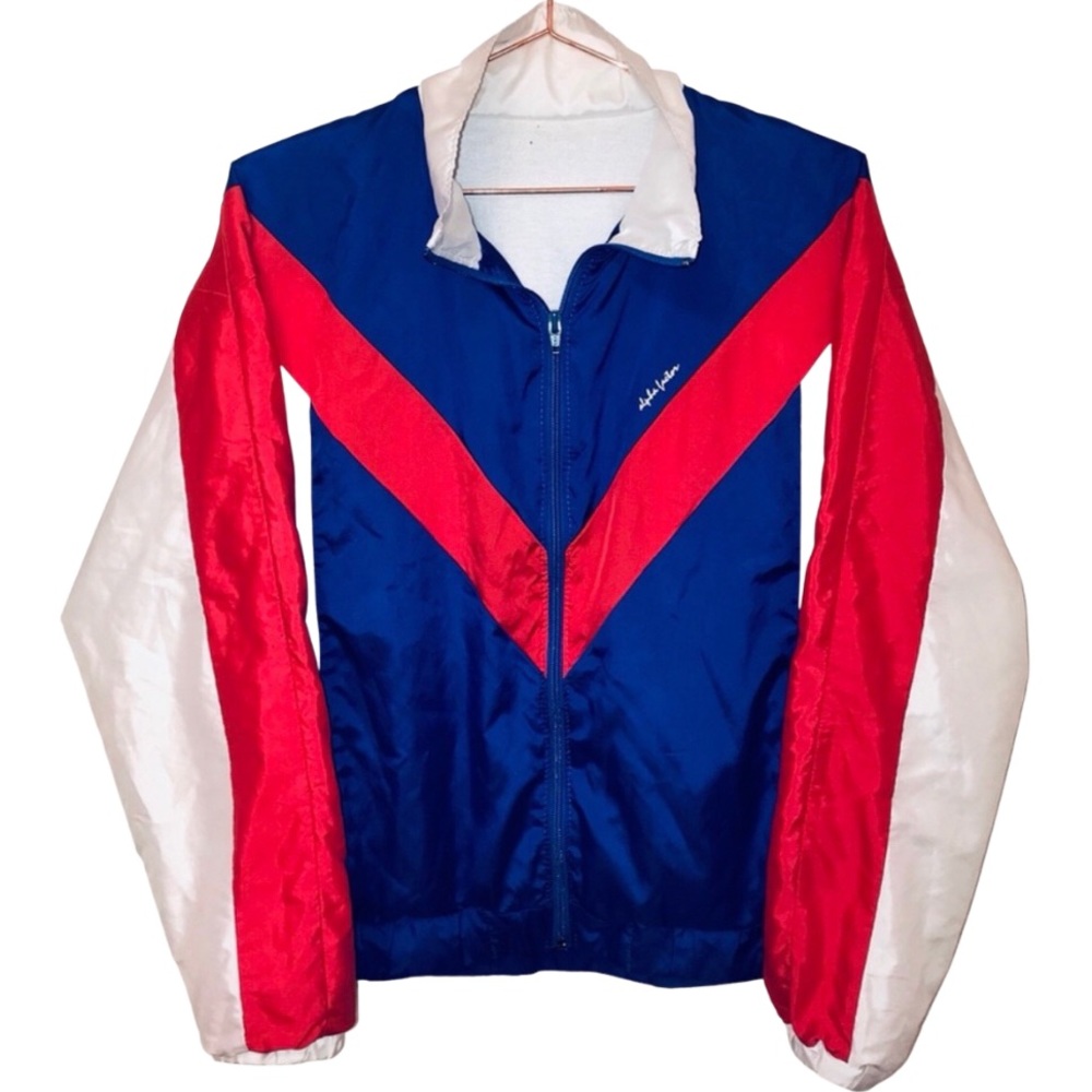 Alpha Factor Vintage Team Spirit USA Windbreaker